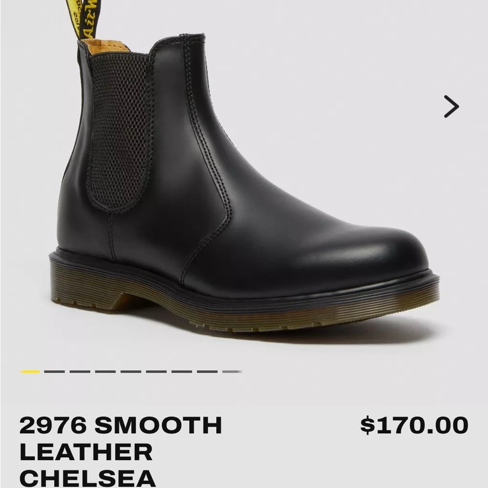 Dr. Martens Black Leather Ankle Boots